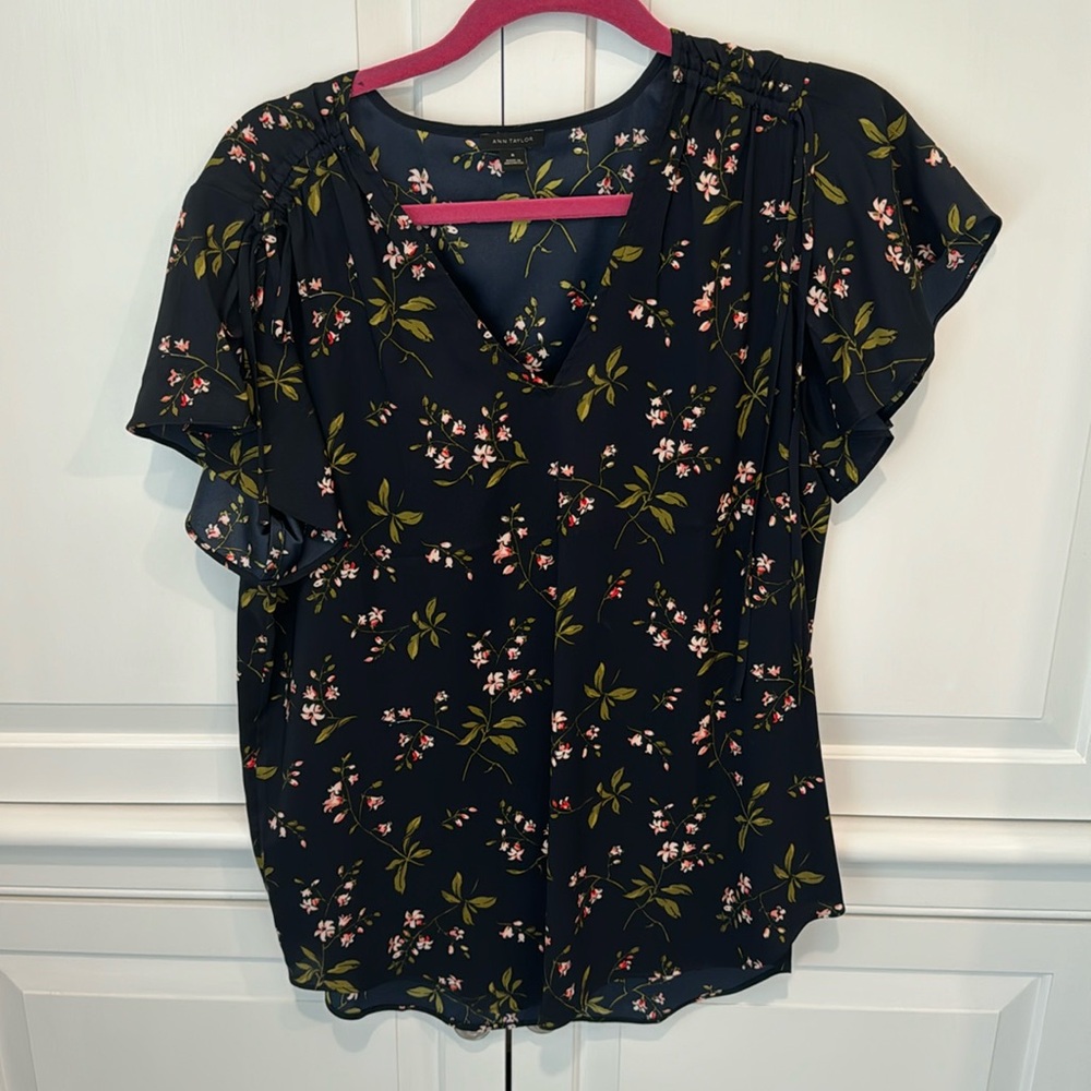 Ann Taylor Floral Blouse